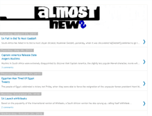 Tablet Screenshot of almost-news.blogspot.com