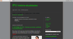 Desktop Screenshot of ipu-historia-atualidade.blogspot.com