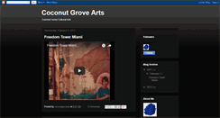 Desktop Screenshot of coconutgroveart.blogspot.com