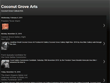 Tablet Screenshot of coconutgroveart.blogspot.com