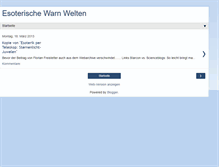 Tablet Screenshot of esoterischewarnwelten.blogspot.com