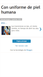 Mobile Screenshot of conuniformedepielhumana.blogspot.com