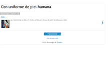 Tablet Screenshot of conuniformedepielhumana.blogspot.com