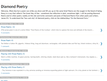 Tablet Screenshot of mountaindiamondpoetry.blogspot.com