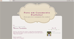 Desktop Screenshot of paraumcasamentoperfeito.blogspot.com