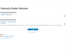 Tablet Screenshot of ileanuoluglobal.blogspot.com