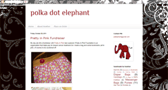 Desktop Screenshot of mypolkadotelephant.blogspot.com