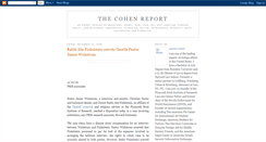 Desktop Screenshot of cohenreport.blogspot.com