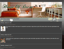 Tablet Screenshot of houseofdecorke.blogspot.com