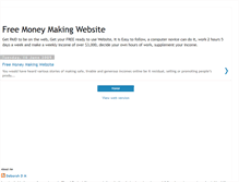 Tablet Screenshot of freemoneymakingwebpages.blogspot.com