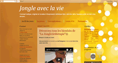 Desktop Screenshot of jongleaveclavie.blogspot.com