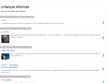 Tablet Screenshot of criancas-eternas.blogspot.com