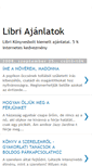 Mobile Screenshot of librikonyv.blogspot.com