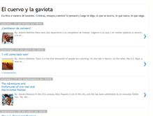 Tablet Screenshot of elcuervoylagaviota.blogspot.com