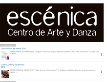 Tablet Screenshot of portalescenica.blogspot.com