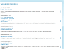 Tablet Screenshot of cosamistupisce.blogspot.com