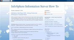 Desktop Screenshot of infospheredatastage.blogspot.com