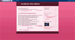 Desktop Screenshot of calmecacconciencia.blogspot.com