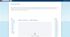 Desktop Screenshot of duckluckglee.blogspot.com