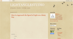 Desktop Screenshot of lightanglestudio.blogspot.com