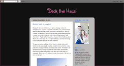 Desktop Screenshot of deckthehallsblogger.blogspot.com