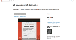 Desktop Screenshot of el-boussouni-abdelmalek.blogspot.com