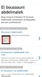 Mobile Screenshot of el-boussouni-abdelmalek.blogspot.com