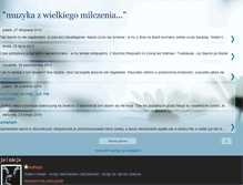 Tablet Screenshot of muzykamilczenia.blogspot.com