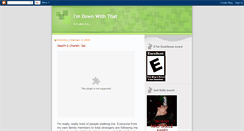Desktop Screenshot of imdownwiththat.blogspot.com