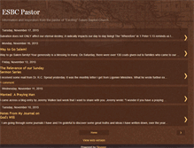 Tablet Screenshot of esbcpastor.blogspot.com