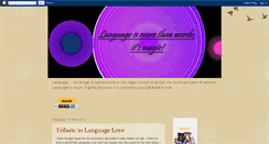 Desktop Screenshot of languagelove.blogspot.com