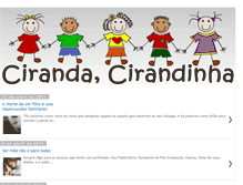 Tablet Screenshot of cirandinhadacrianca.blogspot.com