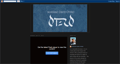 Desktop Screenshot of marianodavidotero.blogspot.com