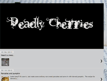 Tablet Screenshot of deadlycherries.blogspot.com