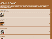 Tablet Screenshot of cobracupcake.blogspot.com