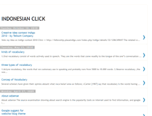 Tablet Screenshot of clickindo.blogspot.com