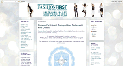 Desktop Screenshot of fashionfirstblog.blogspot.com