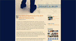 Desktop Screenshot of johncarlinwords.blogspot.com