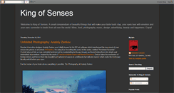 Desktop Screenshot of kingofsenses.blogspot.com