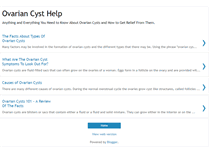 Tablet Screenshot of ovarian-cyst-help.blogspot.com