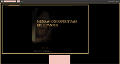 Desktop Screenshot of mensagensespirituaisedificantes.blogspot.com