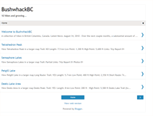 Tablet Screenshot of bushwhackbc.blogspot.com