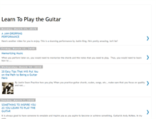 Tablet Screenshot of learn-to-play-the-guitar-beginner.blogspot.com