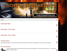 Tablet Screenshot of indiegospelpodcast.blogspot.com