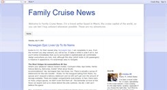 Desktop Screenshot of familycruisenews.blogspot.com