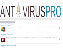 Tablet Screenshot of antivirus-pro.blogspot.com