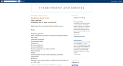 Desktop Screenshot of environmentandsociety09.blogspot.com