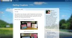 Desktop Screenshot of bdarlingcreations.blogspot.com