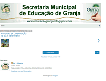 Tablet Screenshot of educacaogranja.blogspot.com