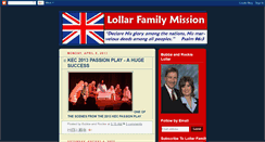 Desktop Screenshot of lollarfamilymission.blogspot.com